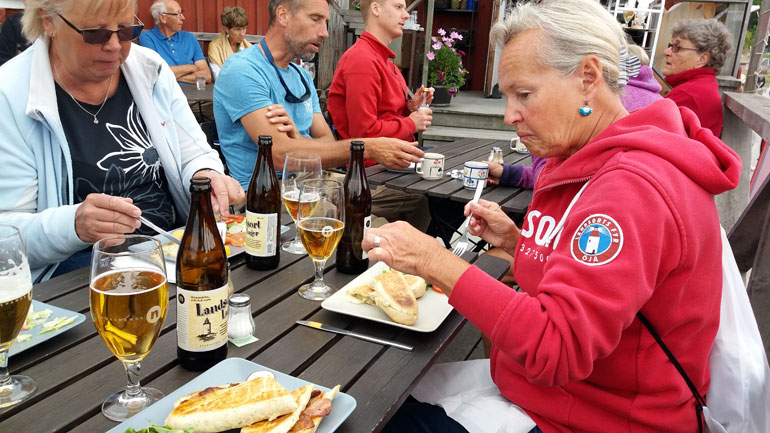 Lunch i storhamnen