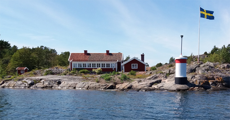 Huset vid Jungfruskär.